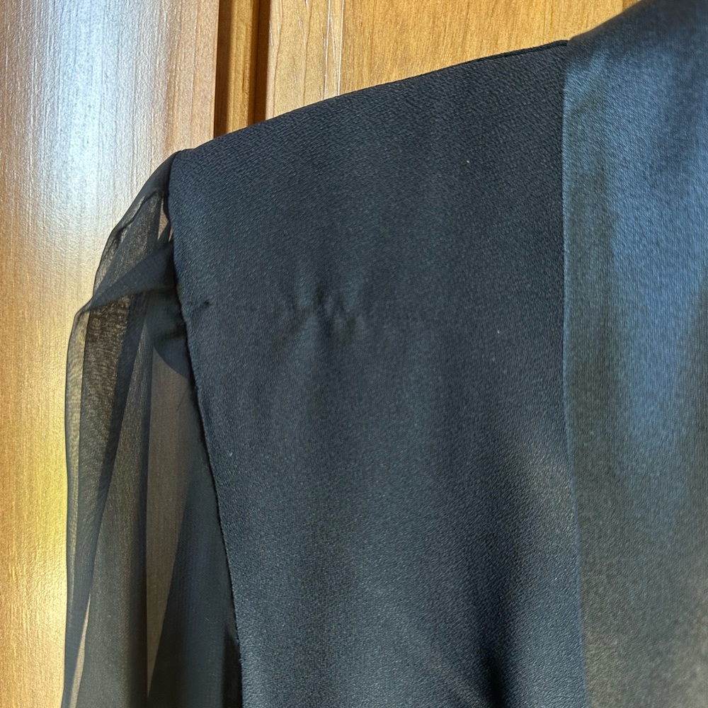 Vintage suit dress with sheer sleeves JR Nites - Picture 9 of 11